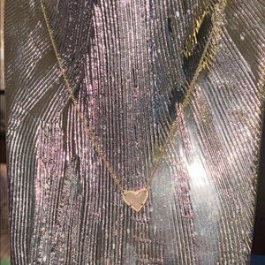 Gold Heart Pendant Necklace